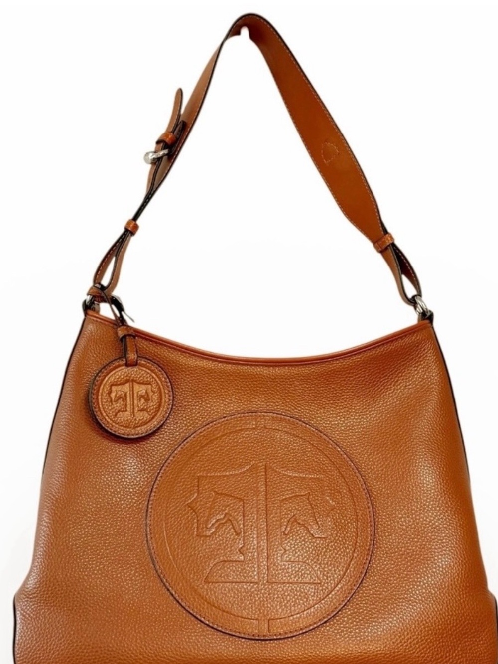 Tucker Tweed Equestrian Manor Tote Chestnut NWOT